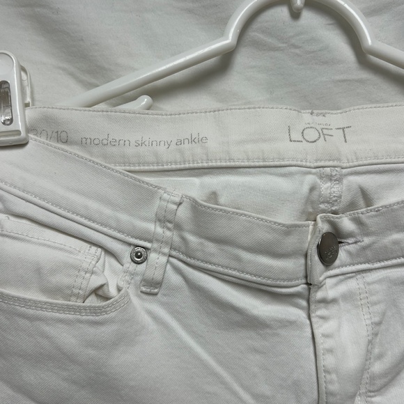 White Modern Skinny Ankle Sarah Taylor Jeans - Picture 3 of 5